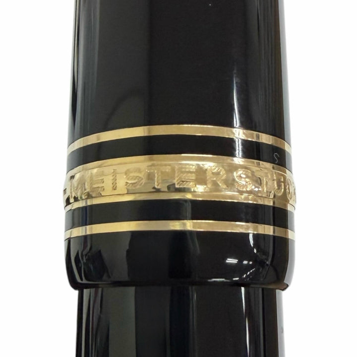 Excellent MONTBLANC fountain pen Meisterstück 149 black 18K mens