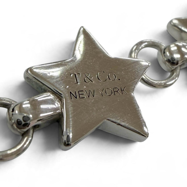 Excellent Tiffany&Co. Supreme bracelet Puff star Silver AG925 mens