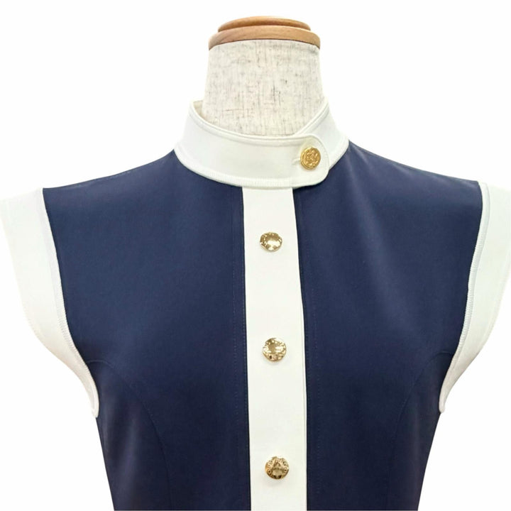 Discounted Great LOUIS VUITTON one piece Technical jersey sailor dress sleeveless 36 1AJT19