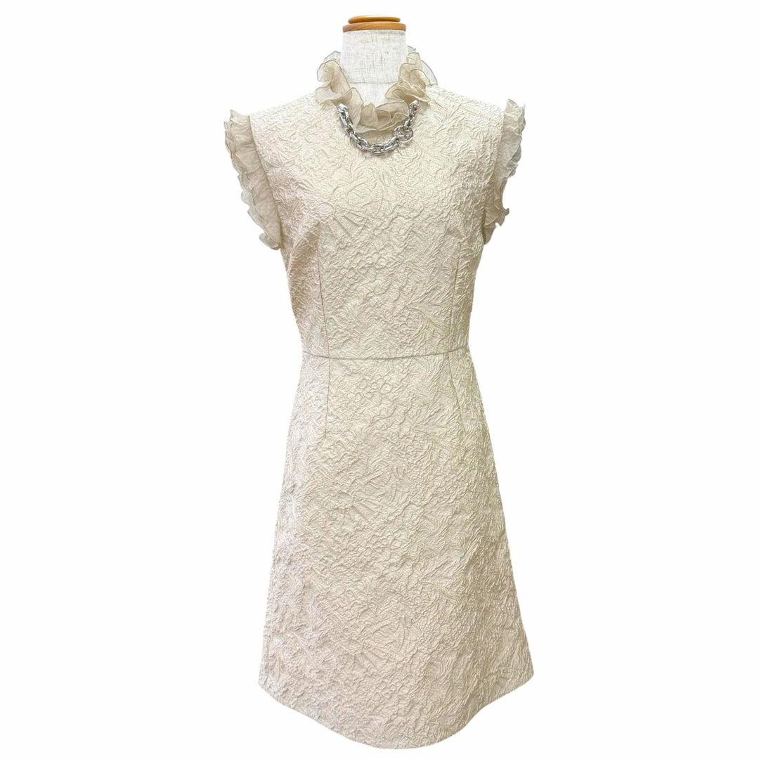 Discounted Excellent LOUIS VUITTON one piece LV Circle Chain Frill Design Jacquard 34