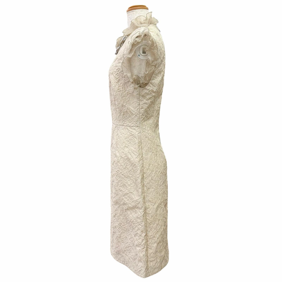 Discounted Excellent LOUIS VUITTON one piece LV Circle Chain Frill Design Jacquard 34