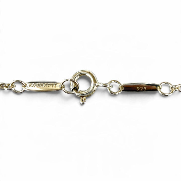 Great TIFFANY&Co. Necklace Open Heart Lariat Necklace Silver 925 Women