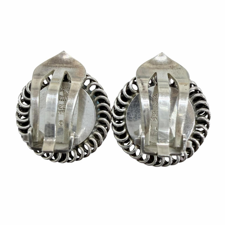 Great Georg Jensen Earring Silver 925 Women 39B