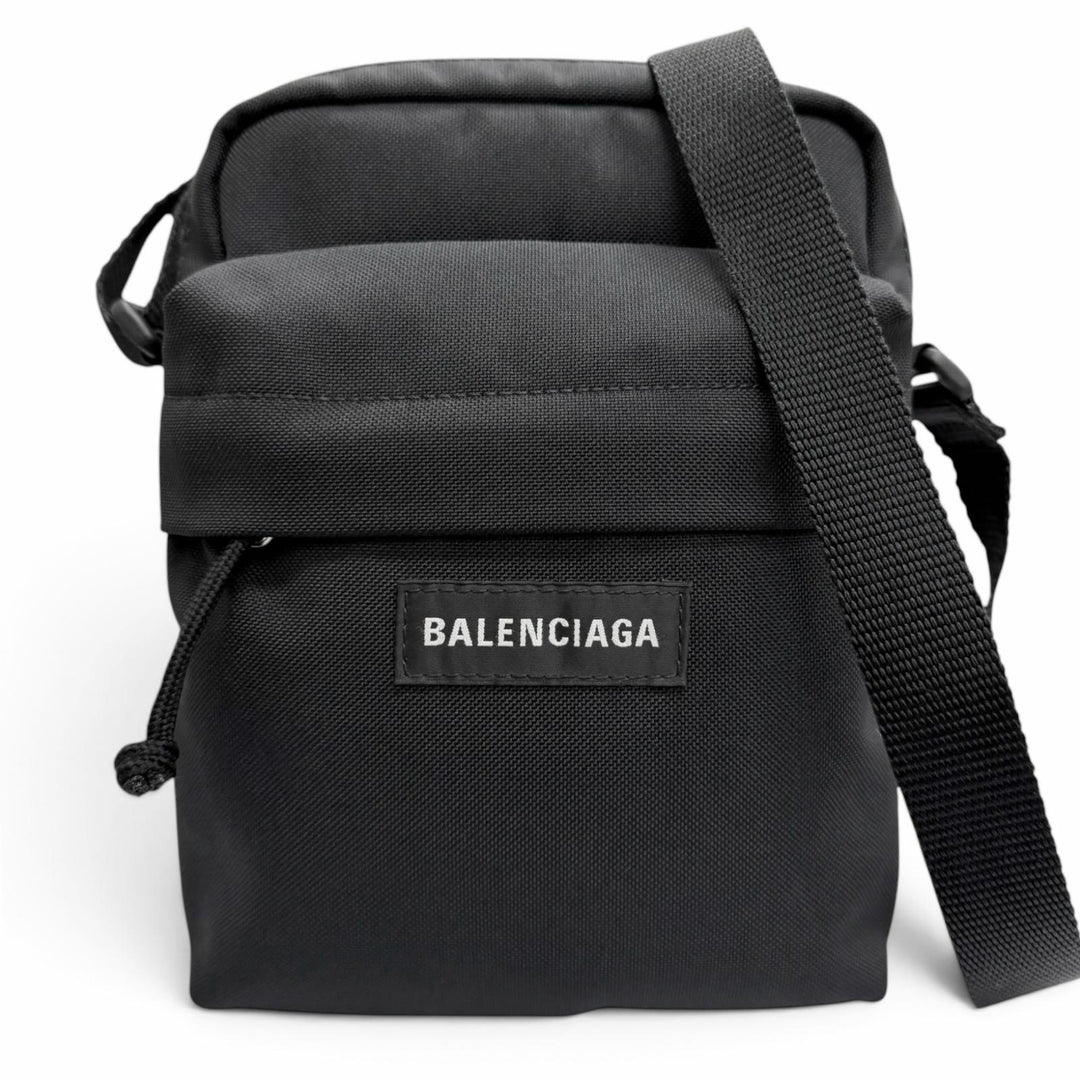 Excellent BALENCIAGA Shoulder Bag Explorer Crossbody pouch black
