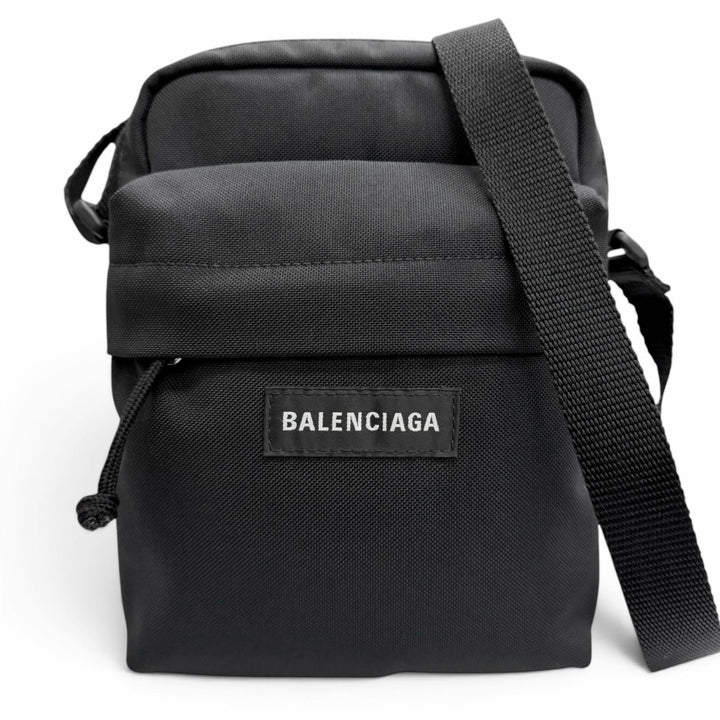 Excellent BALENCIAGA Shoulder Bag Explorer Crossbody pouch black