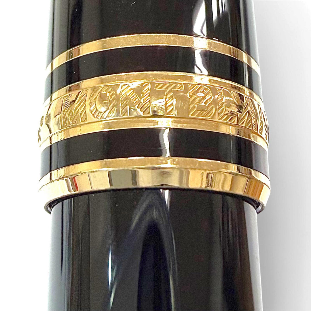 Excellent MONTBLANC Ballpoint pen Meisterstück Pix White Star Twist Type black