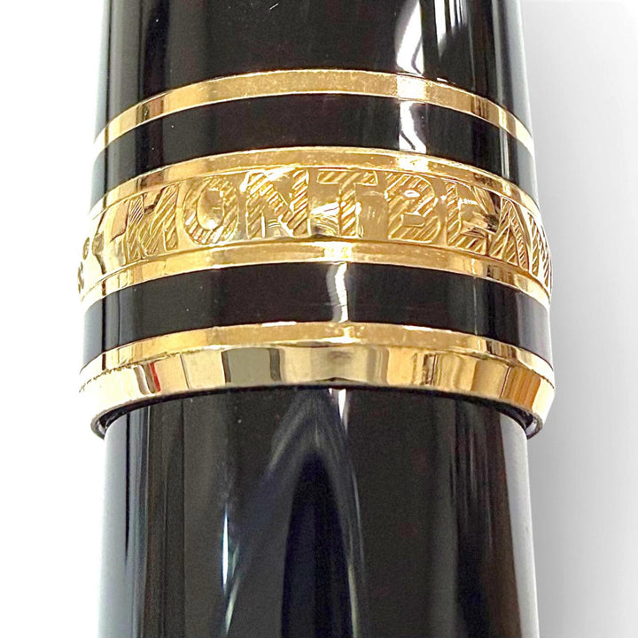 Excellent MONTBLANC Ballpoint pen Meisterstück Pix White Star Twist Type black