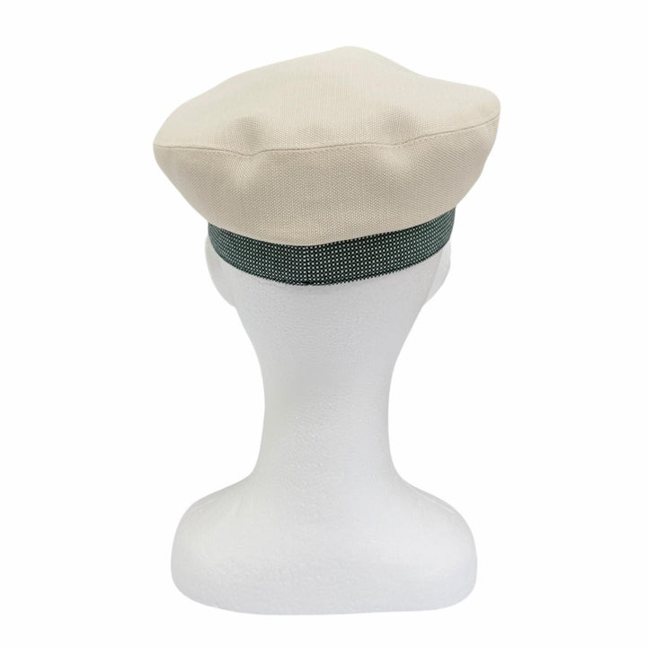 Excellent HERMES Casquette Caval Pop Serie Casquette Ivory Hemp Women FR 56