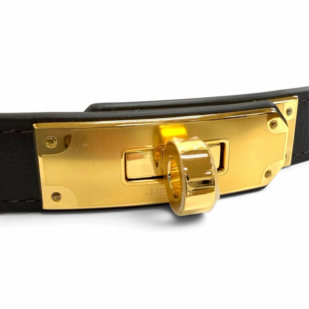 Pristine HERMES belt Kelly 18 Belt Veau Odyssey Women