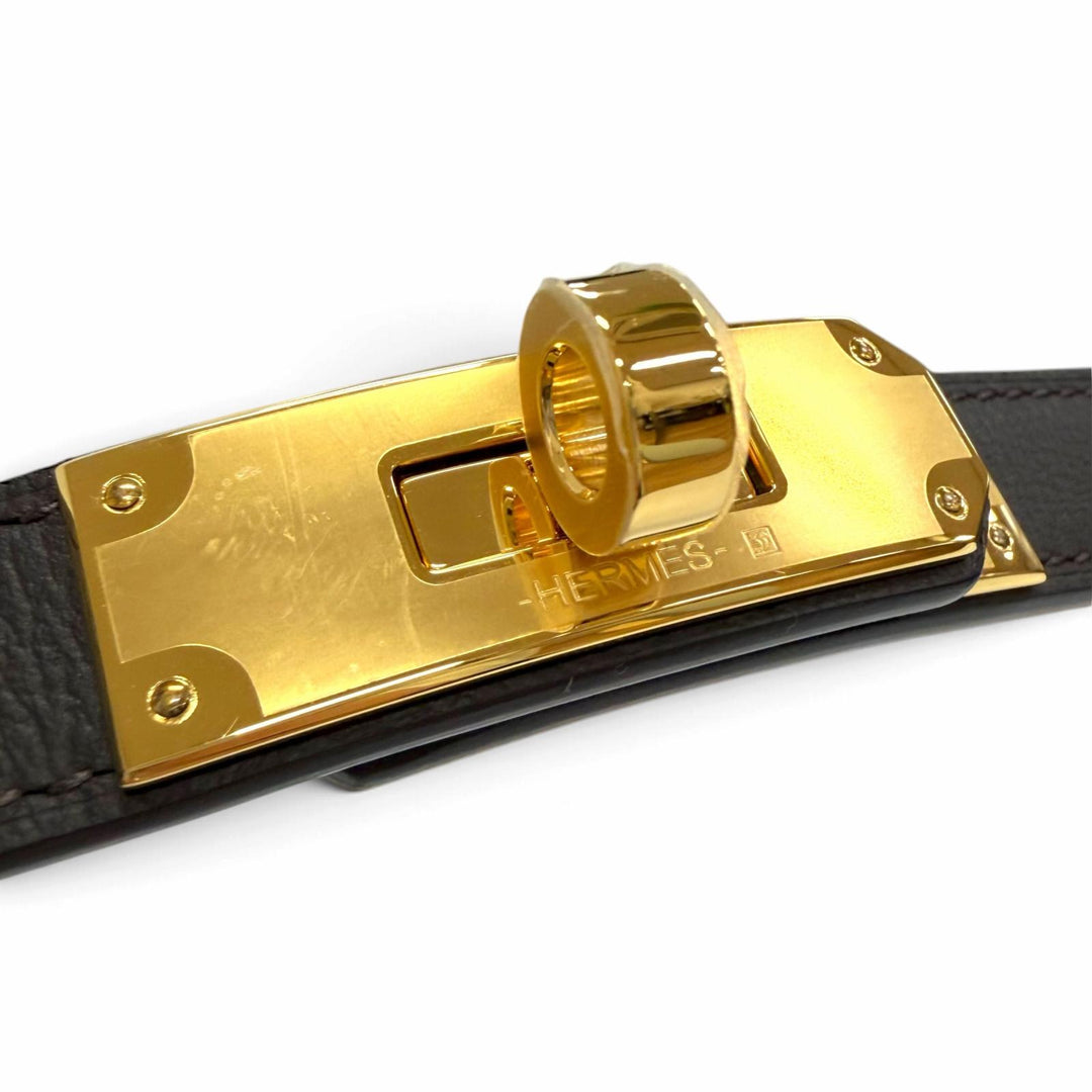 Pristine HERMES belt Kelly 18 Belt Veau Odyssey Women