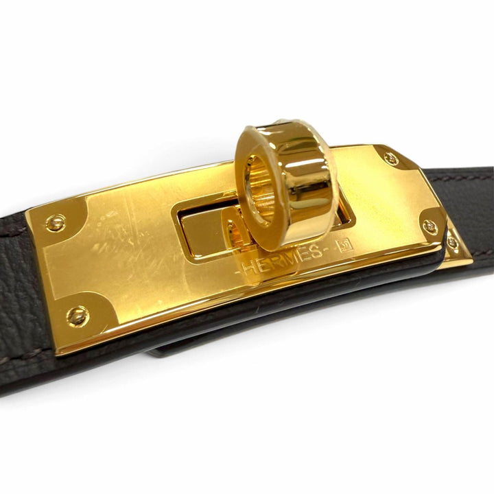 Pristine HERMES belt Kelly 18 Belt Veau Odyssey Women