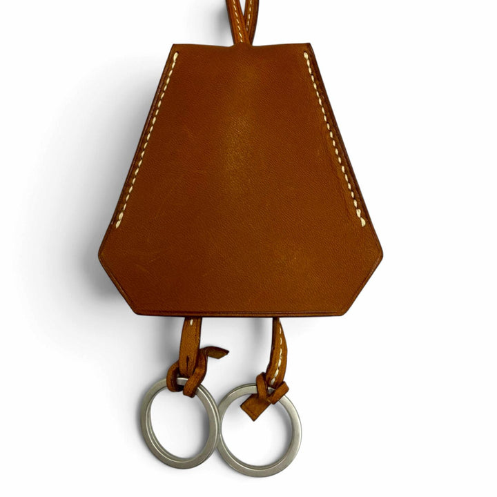 Great HERMES Necklace Clochette Margiela period leather Women