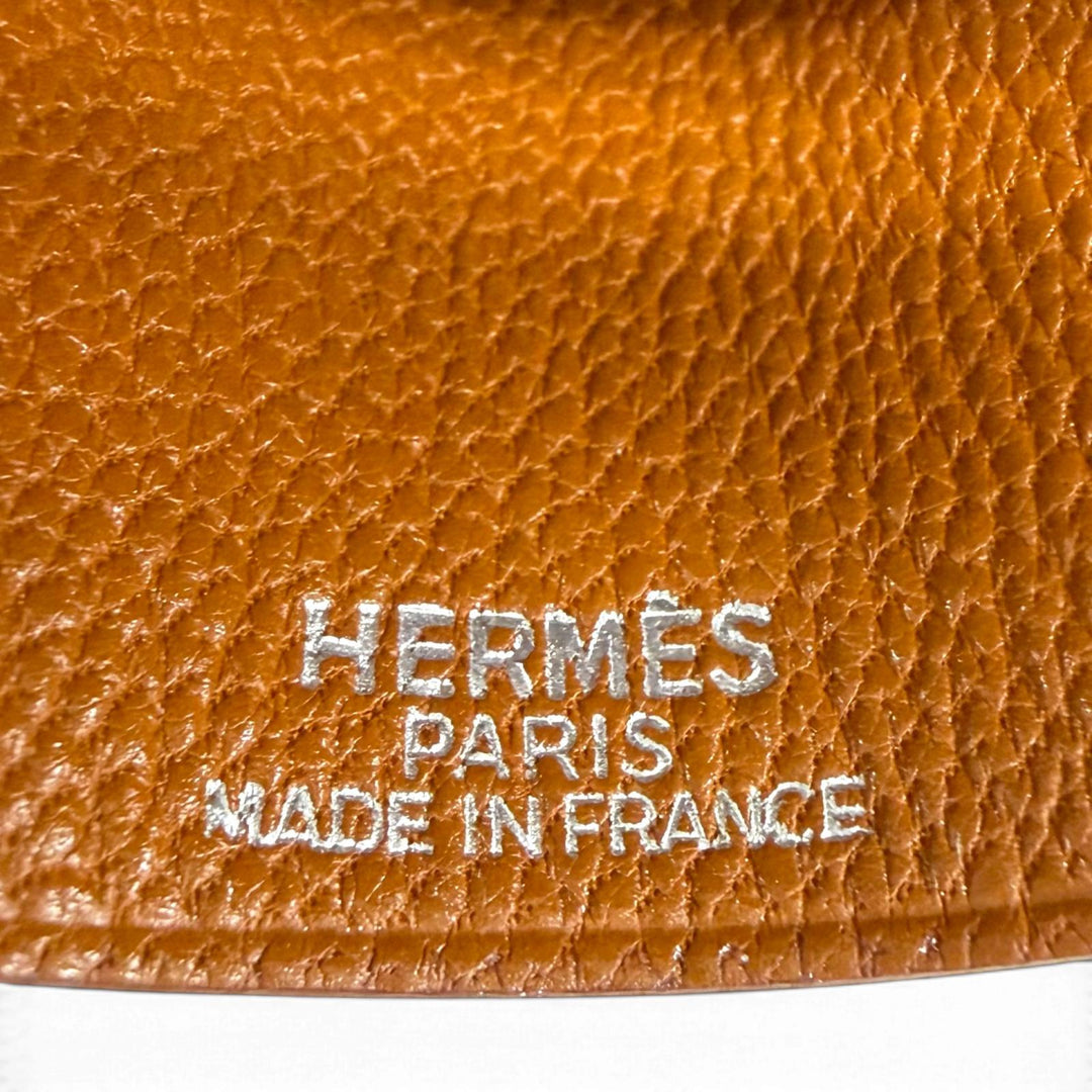 Great HERMES Necklace Clochette Margiela period leather Women