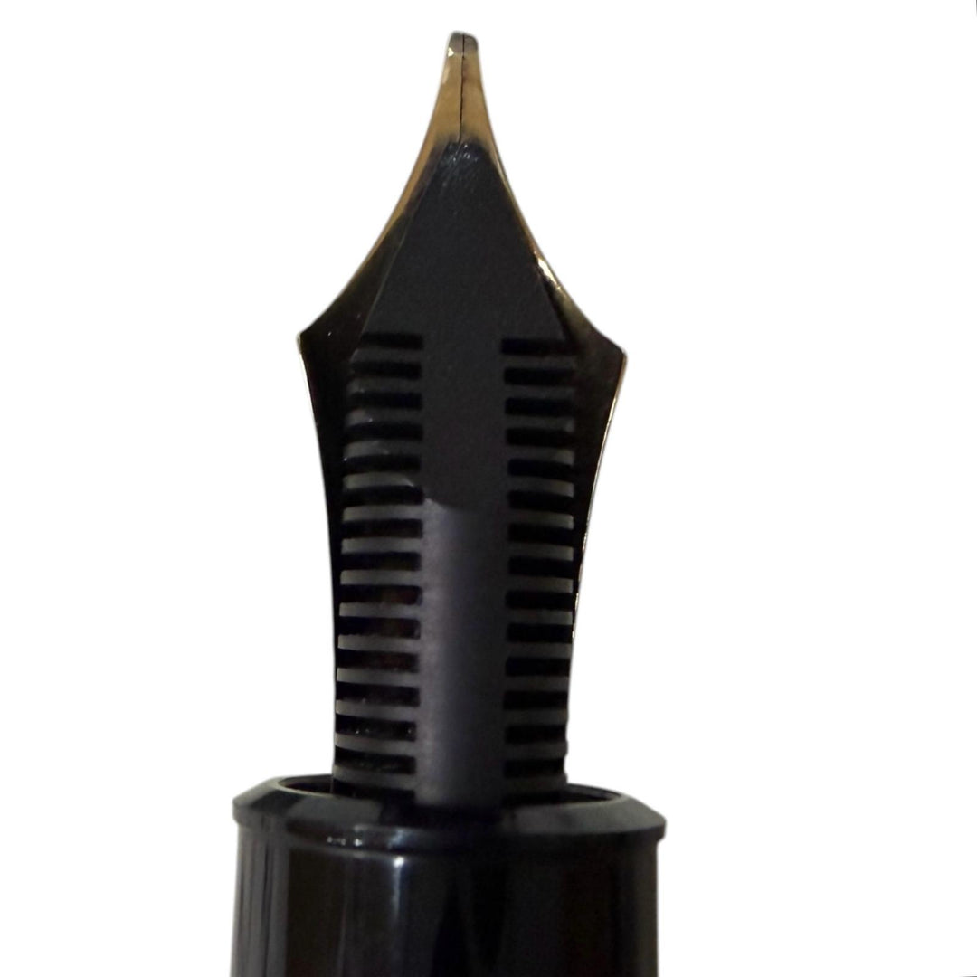 Very Good MONTBLANC fountain pen Meisterstück 149 Cap type black 14C mens