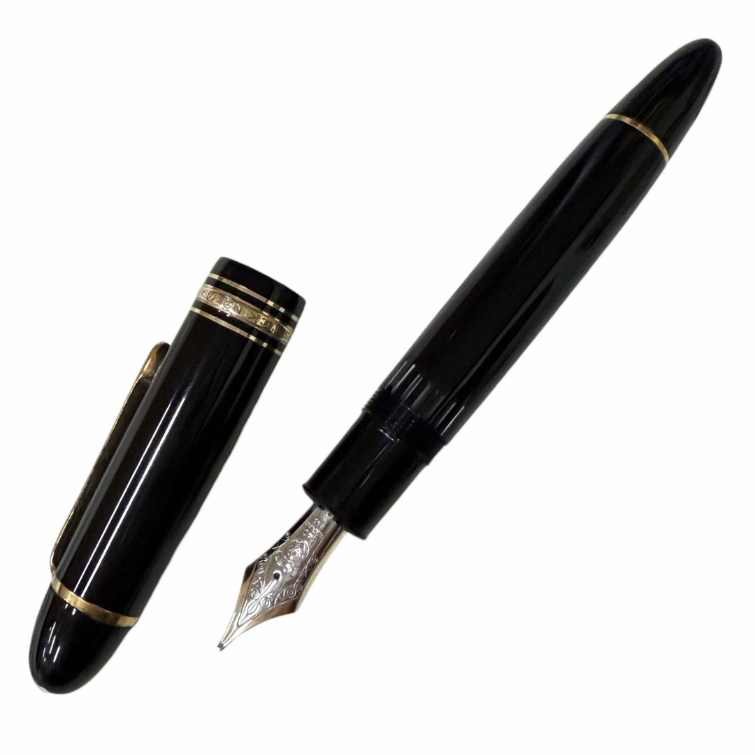 Very Good MONTBLANC fountain pen Meisterstück 149 Cap type black 14C mens