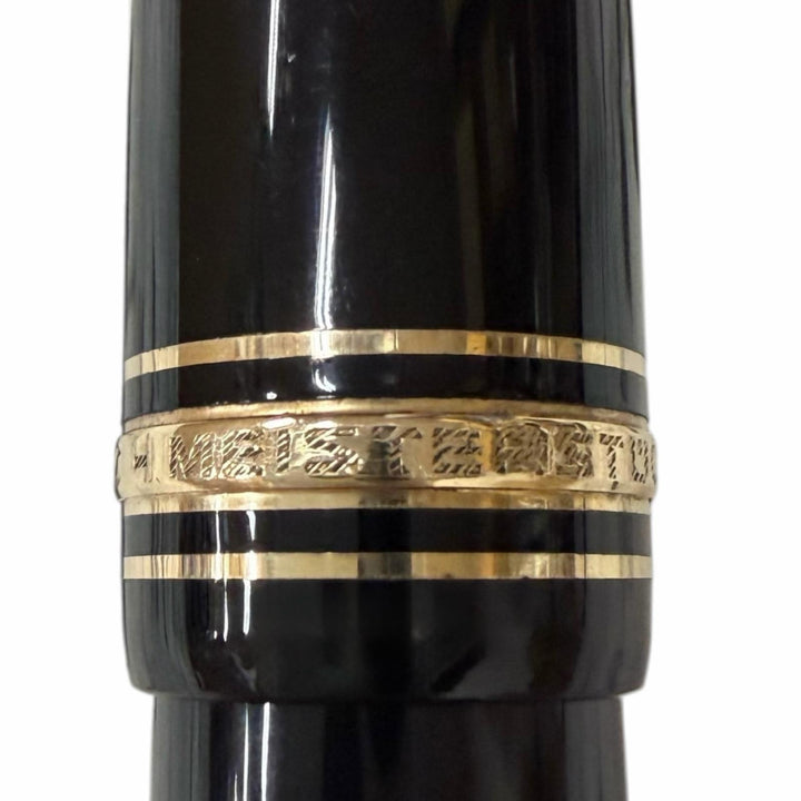 Very Good MONTBLANC fountain pen Meisterstück 149 Cap type black 14C mens