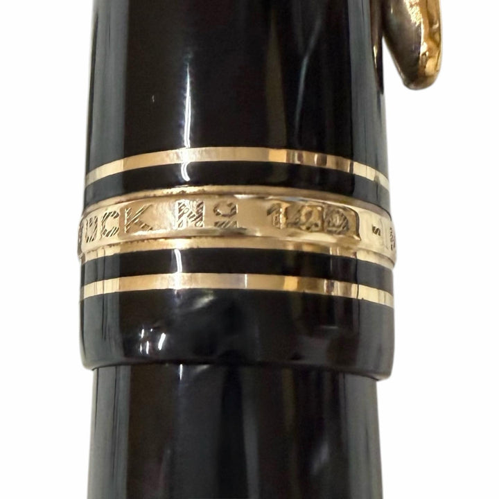Very Good MONTBLANC fountain pen Meisterstück 149 Cap type black 14C mens