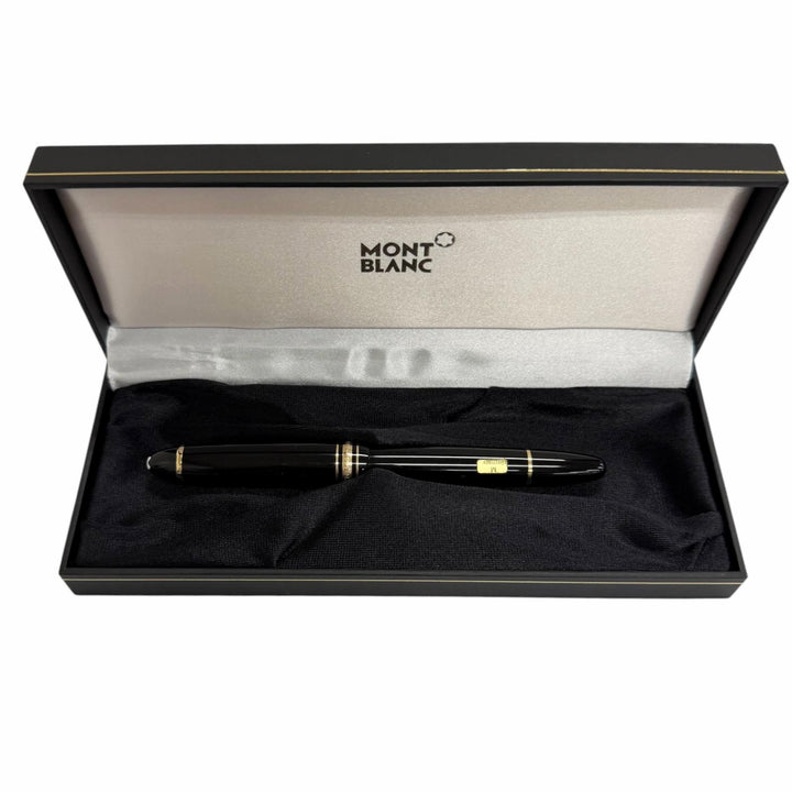 Excellent MONTBLANC fountain pen Meisterstück 146 black 14K