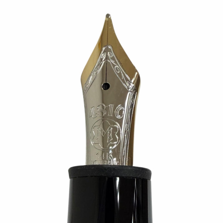 Excellent MONTBLANC fountain pen Meisterstück 146 black 14K