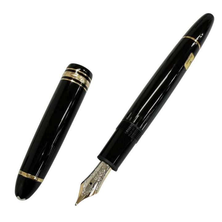 Excellent MONTBLANC fountain pen Meisterstück 146 black 14K