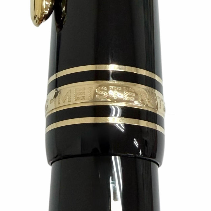 Excellent MONTBLANC fountain pen Meisterstück 146 black 14K