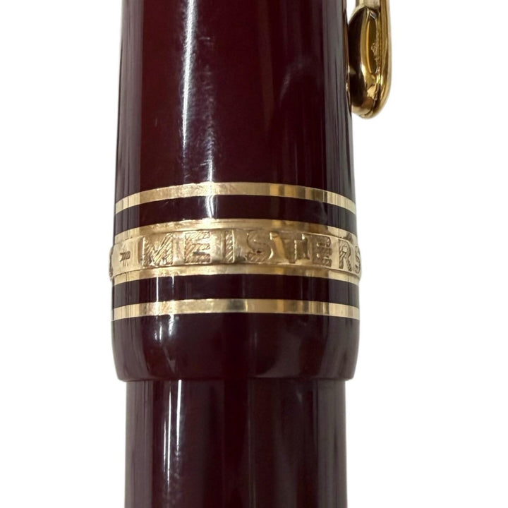 Very Good MONTBLANC Ballpoint pen Meisterstückle Grand Bordeaux