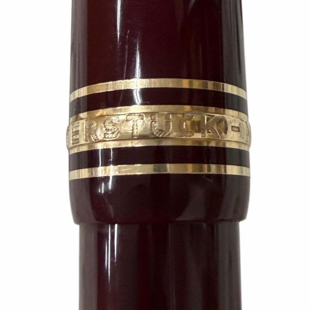Very Good MONTBLANC Ballpoint pen Meisterstückle Grand Bordeaux