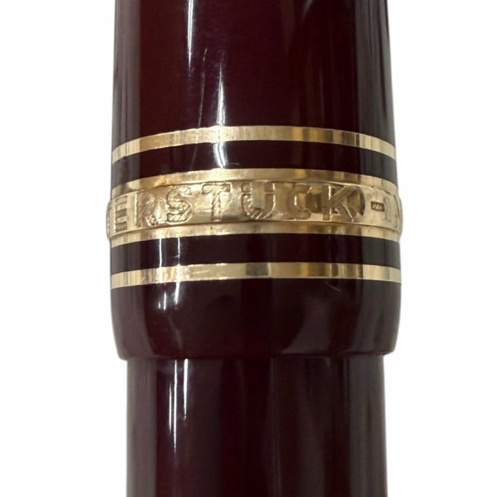 Very Good MONTBLANC Ballpoint pen Meisterstückle Grand Bordeaux
