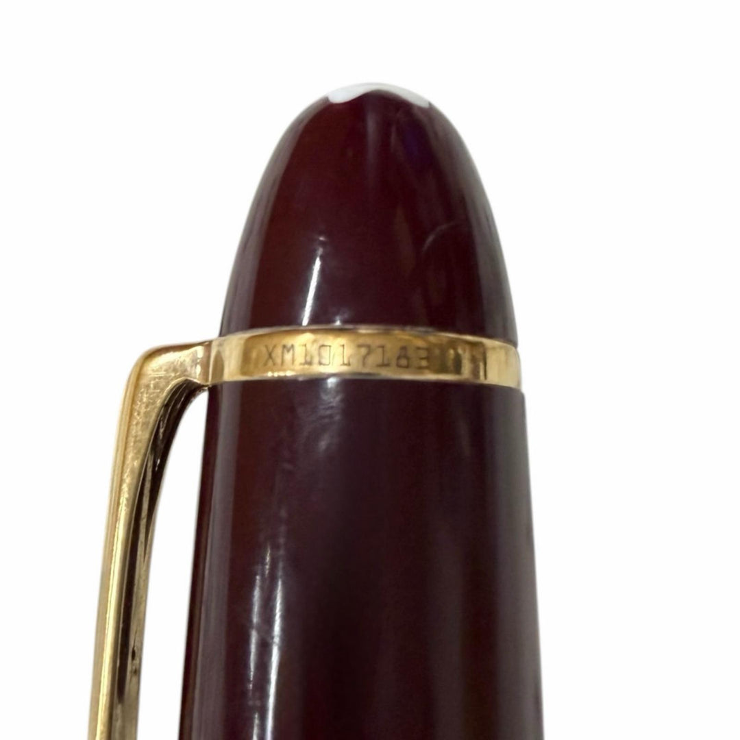 Very Good MONTBLANC Ballpoint pen Meisterstückle Grand Bordeaux