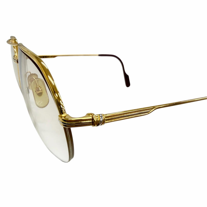 Very Good Cartier sunglasses Trinity Half-Rim Double Bridge gold