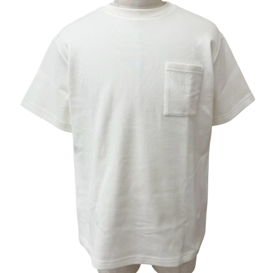 Pristine LOUIS VUITTON Short sleeve T-shirt Monogram pique cotton