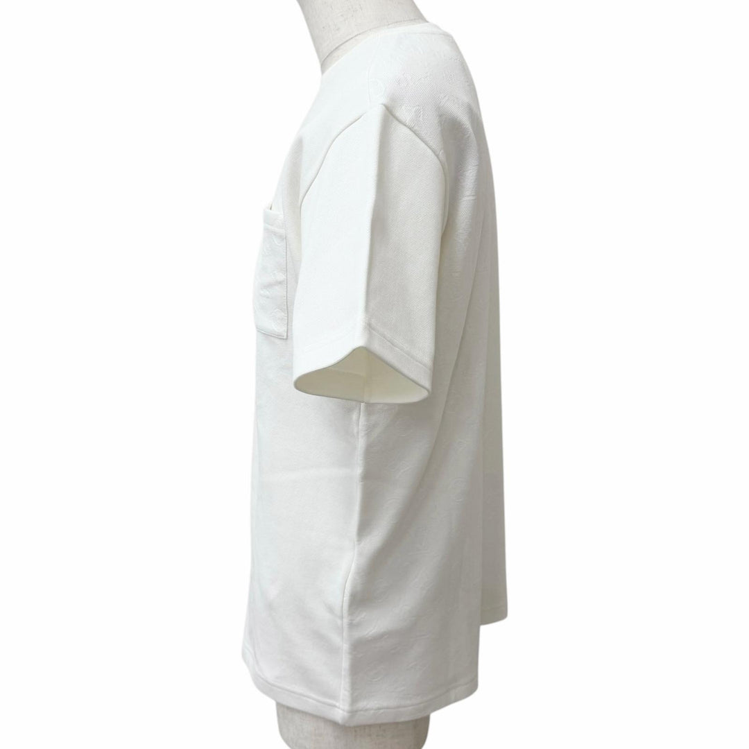 Pristine LOUIS VUITTON Short sleeve T-shirt Monogram pique cotton