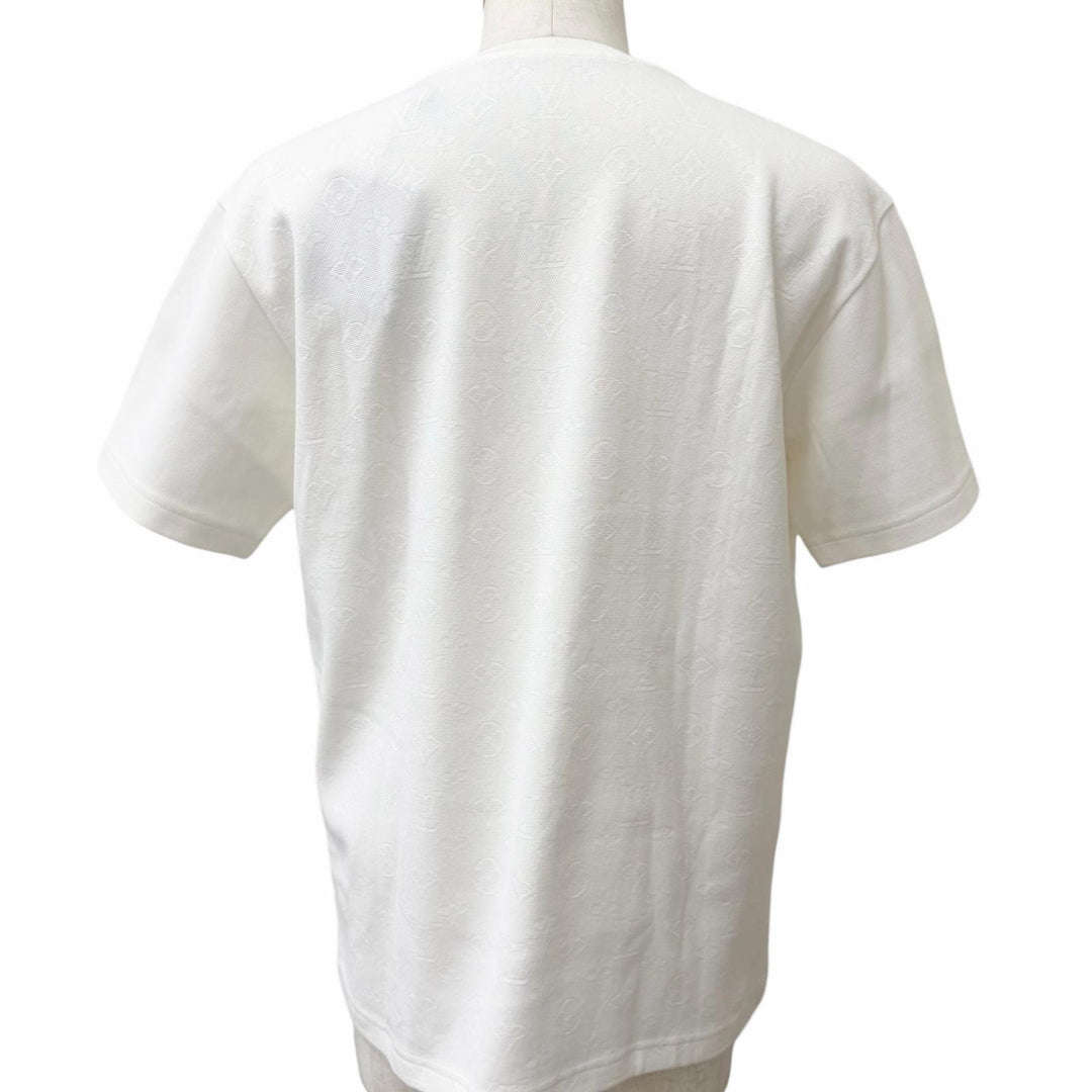 Pristine LOUIS VUITTON Short sleeve T-shirt Monogram pique cotton