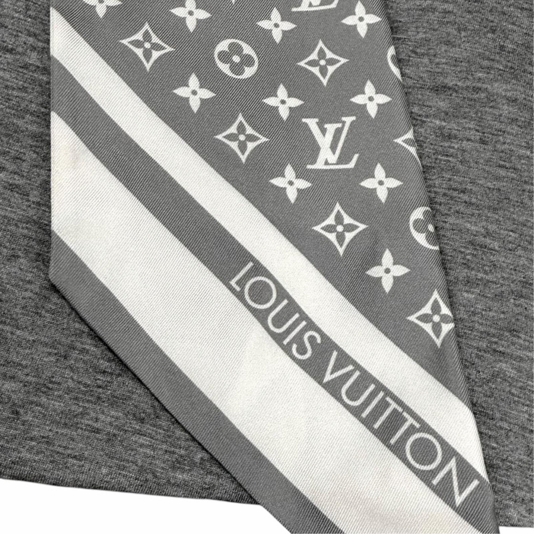 Pristine LOUIS VUITTON Mini skirt Monogram scarf, double-faced jersey Rayon S