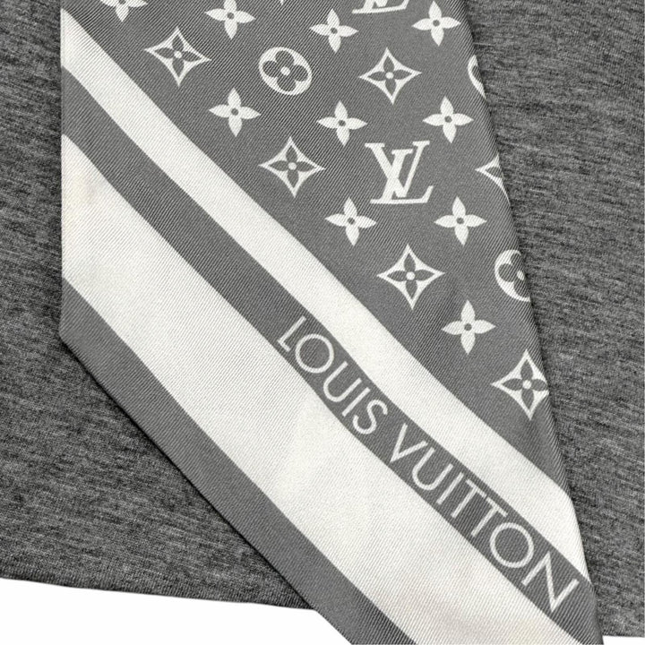 Pristine LOUIS VUITTON Mini skirt Monogram scarf, double-faced jersey Rayon S