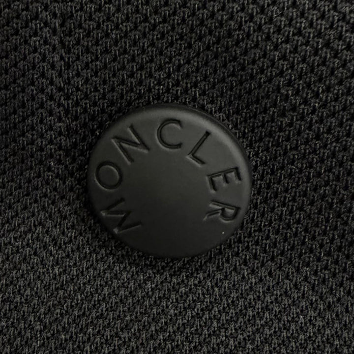 Pristine MONCLER GRENOBLE Short sleeve polo shirt Logo patch black