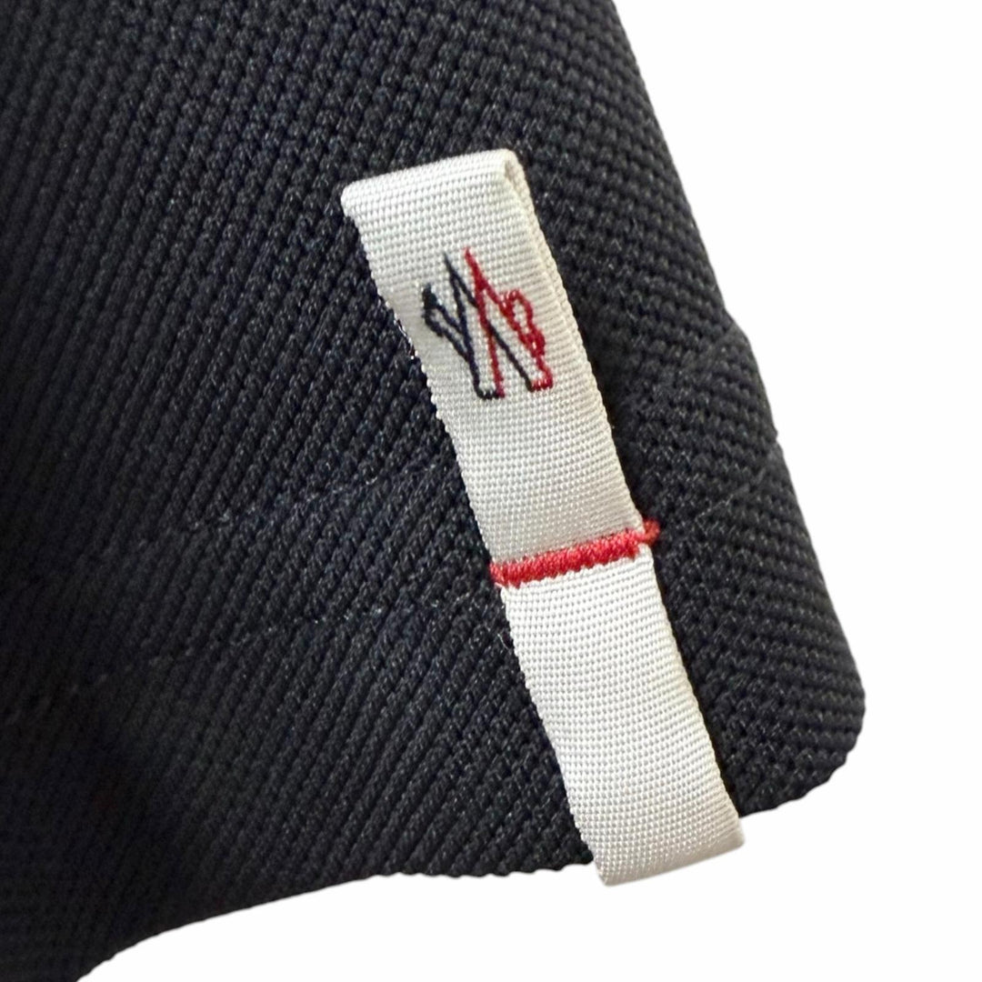 Pristine MONCLER GRENOBLE Short sleeve polo shirt Logo patch black