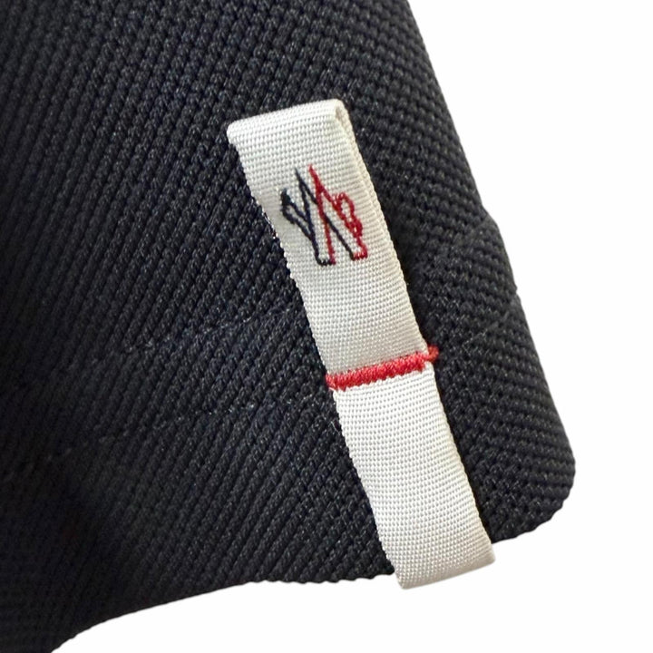 Pristine MONCLER GRENOBLE Short sleeve polo shirt Logo patch black