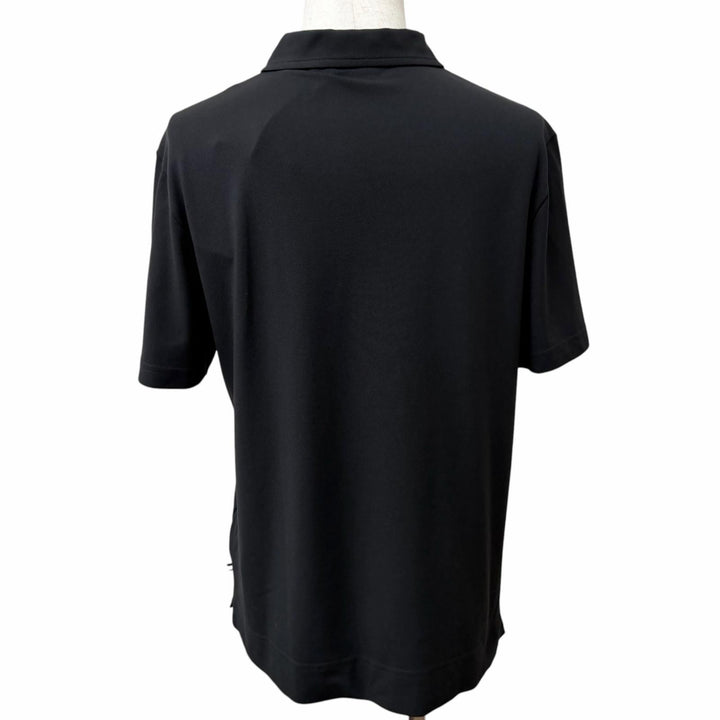 Pristine MONCLER GRENOBLE Short sleeve polo shirt Logo patch black