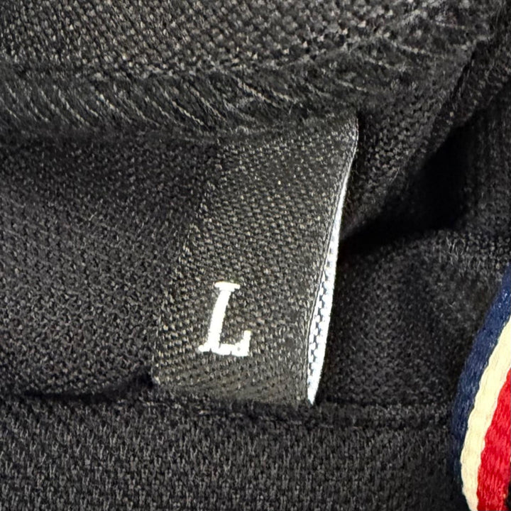 Pristine MONCLER GRENOBLE Short sleeve polo shirt Logo patch black