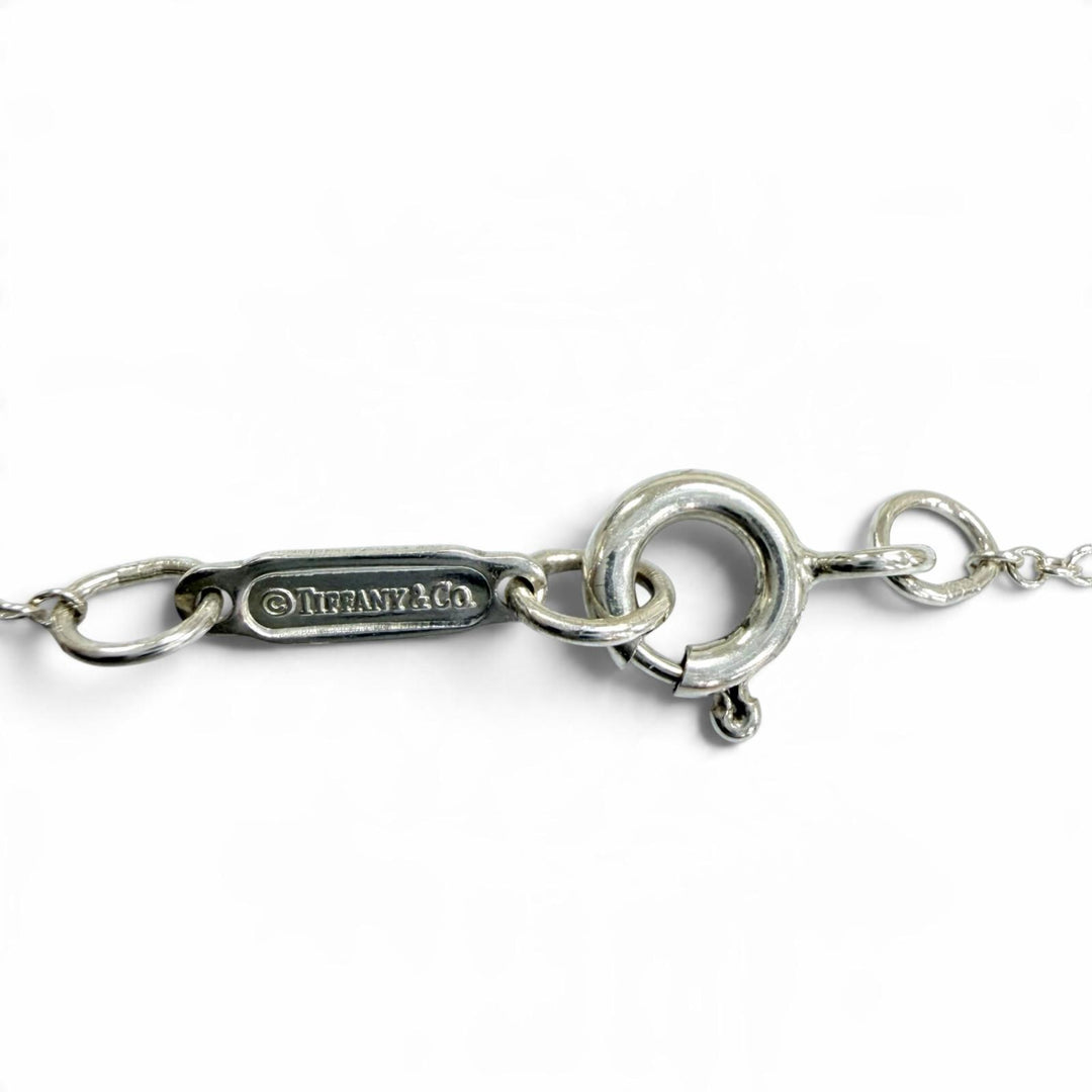 Great TIFFANY&Co. Necklace 1837 Interlocking Circle Necklace Silver 925 Women