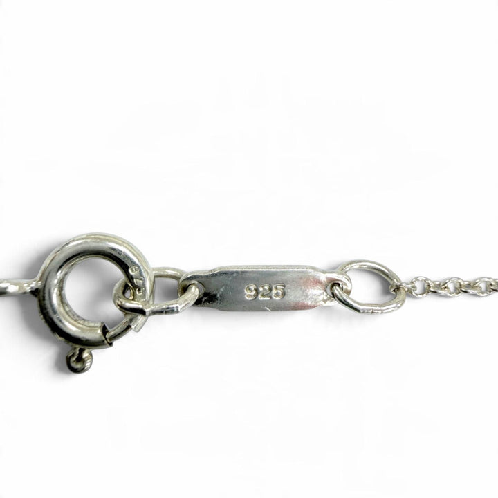 Great TIFFANY&Co. Necklace 1837 Interlocking Circle Necklace Silver 925 Women