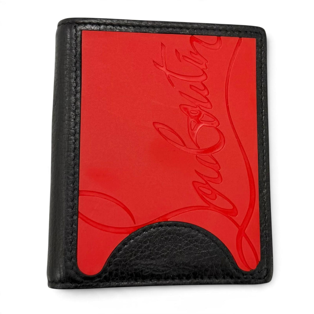 Very Good Christian Louboutin Bifold Wallet PAROS SNEAKERS SOLE leather 1215069