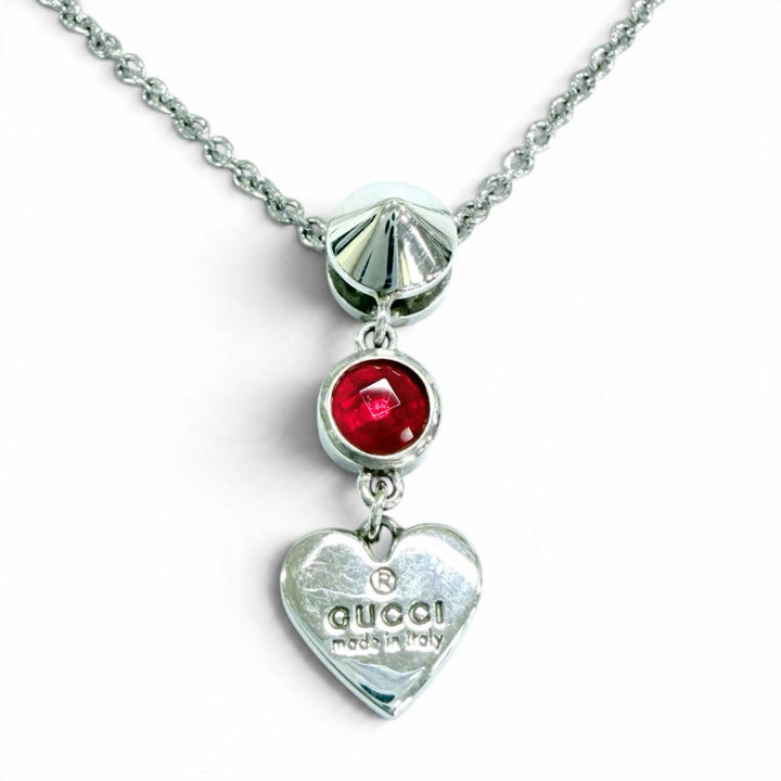 Excellent GUCCI Necklace trademark Silver AG925 Women
