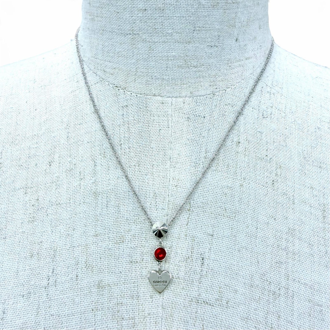 Excellent GUCCI Necklace trademark Silver AG925 Women