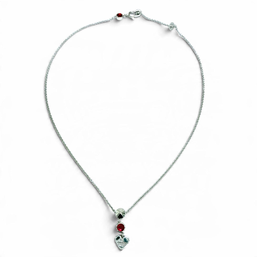 Excellent GUCCI Necklace trademark Silver AG925 Women