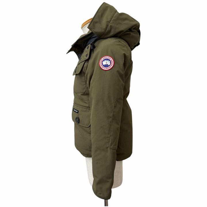 Great CANADA GOOSE Down jacket Russel Parka Canada Goose Japan Military green