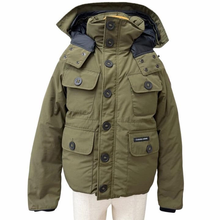 Great CANADA GOOSE Down jacket Russel Parka Canada Goose Japan Military green
