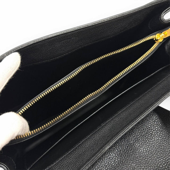 Excellent CELINE Classic 16 (Seize) Bag Medium Grained calfskin 2-way bag