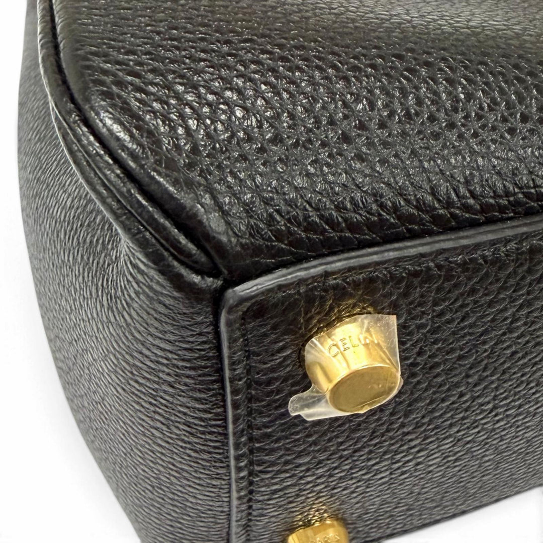 Excellent CELINE Classic 16 (Seize) Bag Medium Grained calfskin 2-way bag